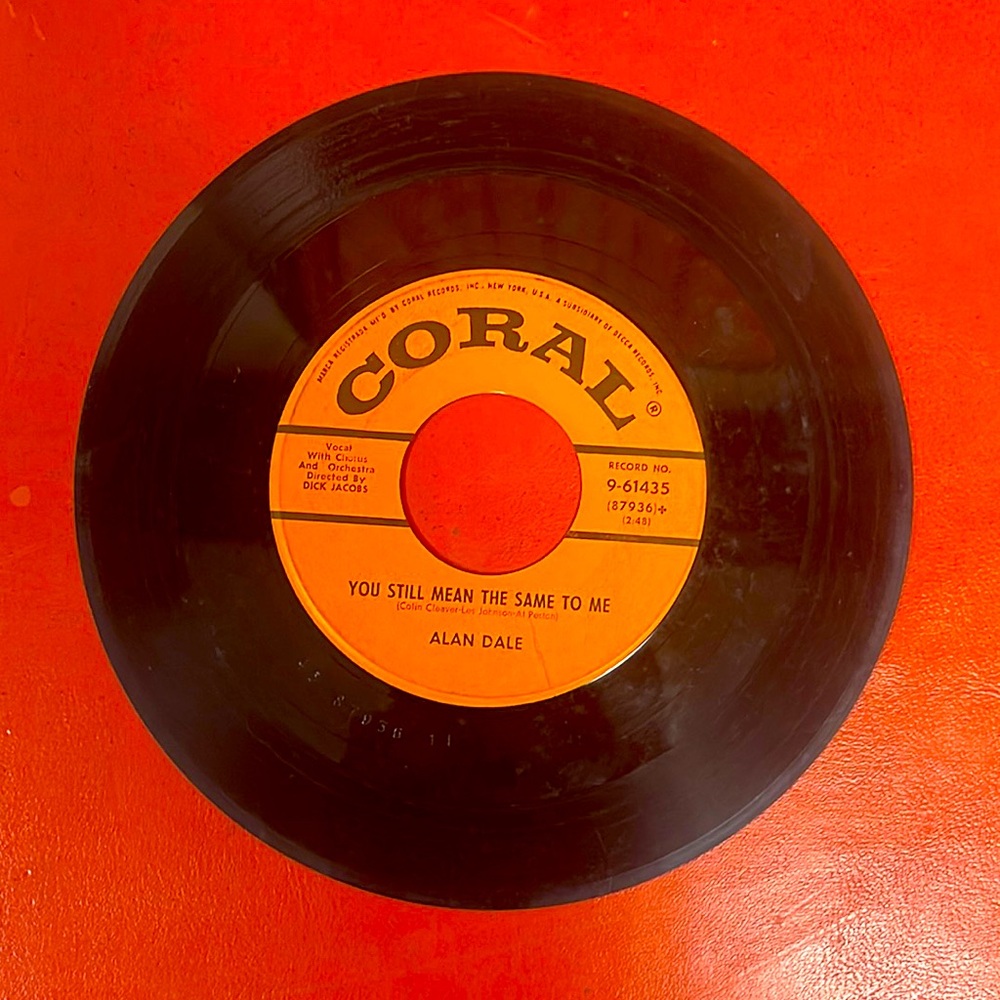 Alan Dale Vintage Vinyl Record 45 rpm